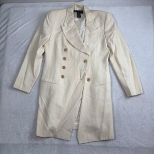 VTG Episode Carolyn Wight Freeman‎ Wool Beige Blazer Jacket Coat Women's 6